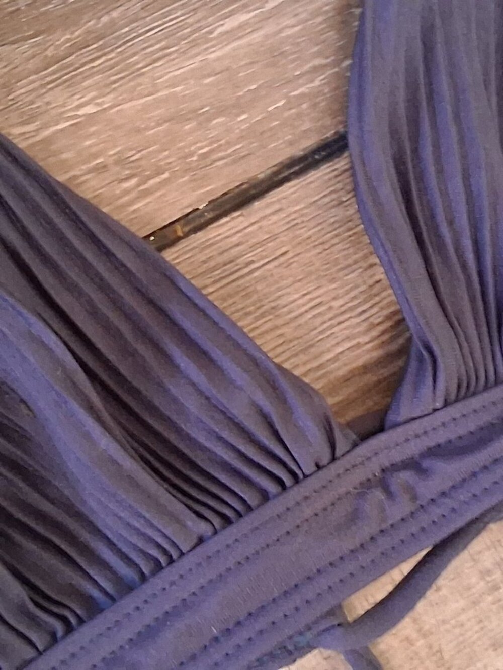 Juicy Couture Plisse Pleated Skirted Bikini XL/L Top Small Bottom - Picture 4 of 10